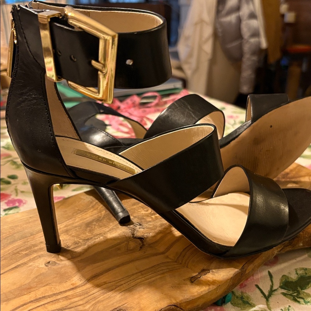 Louise et Cie Black Strappy Heels